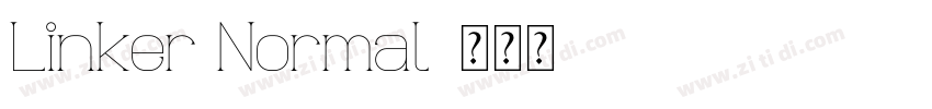 Linker Normal字体转换